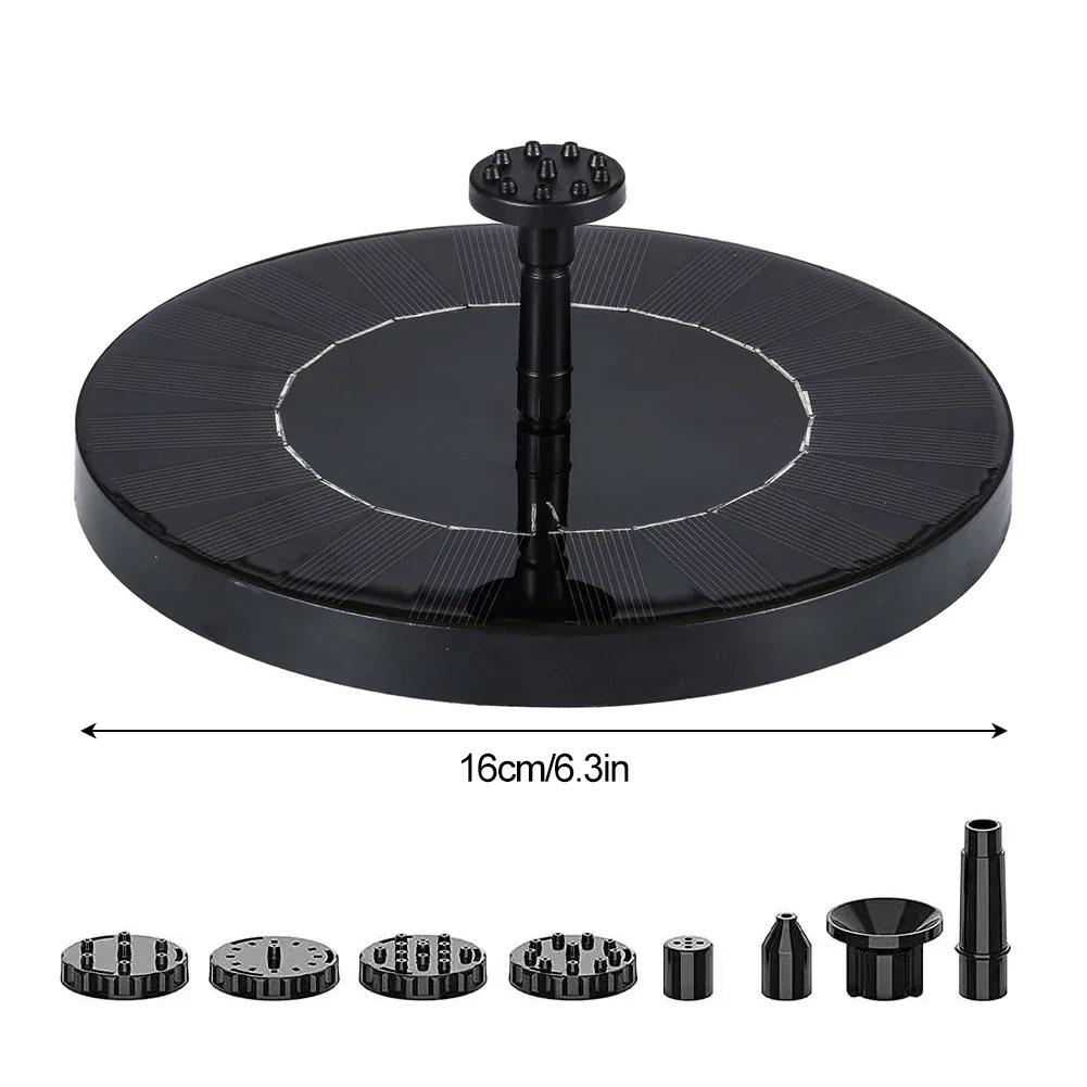 Garden Outdoor Pond Water Feature Floating Water Pump Universal Pool Decor Solar Fountain Pump For Fish Tank