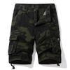 Men's Camouflage Shorts Loose Large Size Multi-Pocket Overalls Summer Cotton Comfortable Cargo Short Pants Outdoor Casual Sports