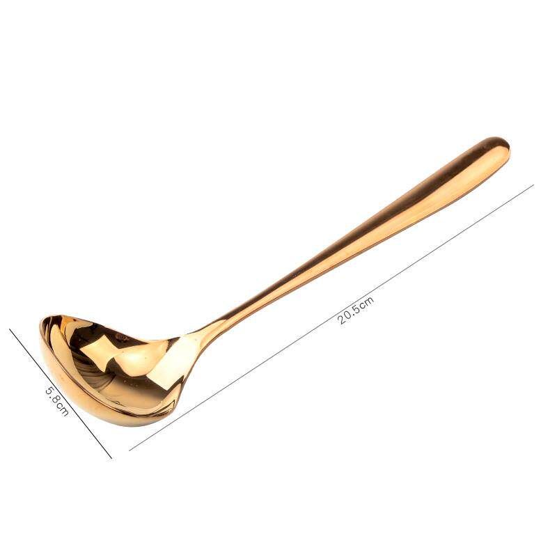 304 Stainless Steel Spoon Japanese Style Trendy Soup Spoon Long Handle Household Large Soup Spoon Short Handle Ramen Spoon