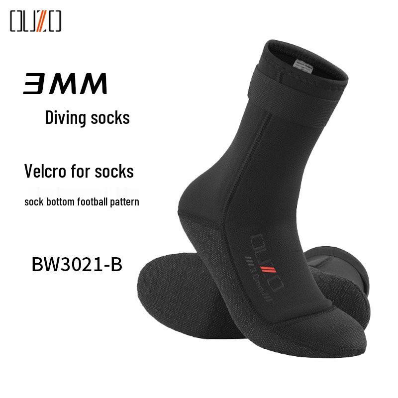 Men's 3MM Diving Socks - Warm, Non-Slip, Waterproof Snorkeling & Swimming Socks for Deep Diving and Beach Use