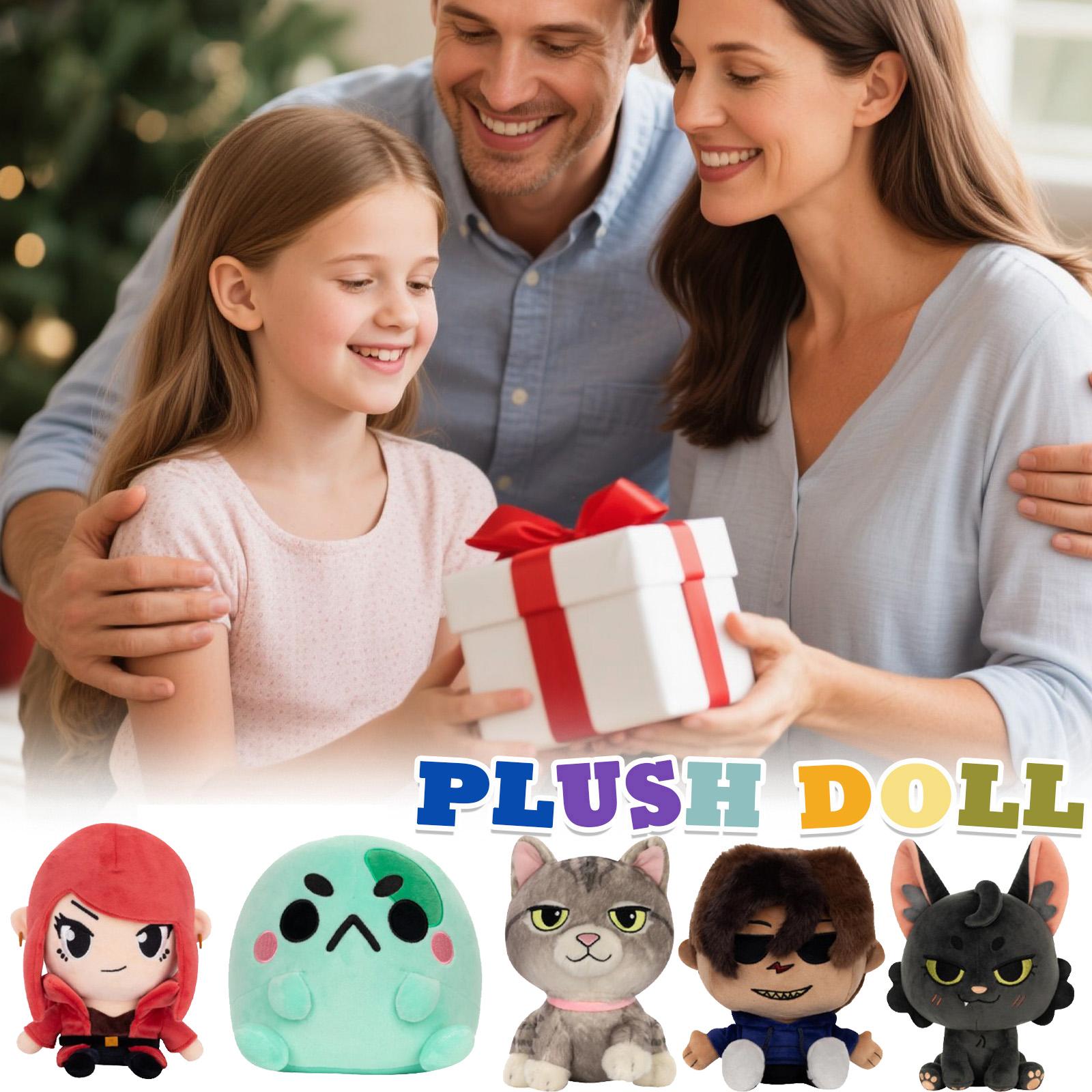 

Плюшевая кукла, Игрушка в подарок, Мультфильм, Детская тряпичная кукла, Детская подарочная подушка One Size