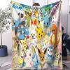 Heiße Pokemon-Aufdruck-Klimaanlagen-Decke Weiche Leichte Kleine Abdeckung Für Betten Sofas Autos Büros Nickerchen Ventilator Geschenk Alle Jahreszeiten