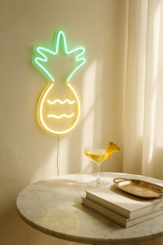 Fruit Shaped LED Neon Light Wall Sign for Home Bedroom Holiday Party Decoration USB Powered