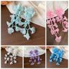 1 Pair Temperament Vacation Flower Eardrops with Beads Tassel Women Seaside Earrings  Birthday