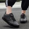 Walking Shoes Women Solid Color Durable Anti-slip Casual Shoes Men Comfortable Flat Bottom Soft Lace-up Sports Shoes Women