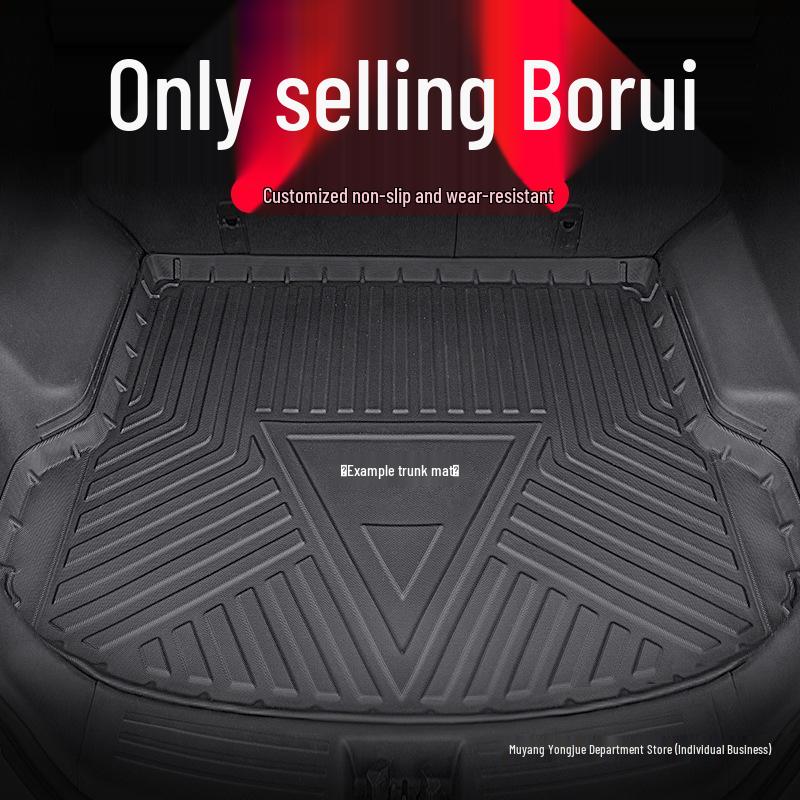 Rear Trunk Mat for 2021 Geely Borui Hybrid/GE Gasoline Models