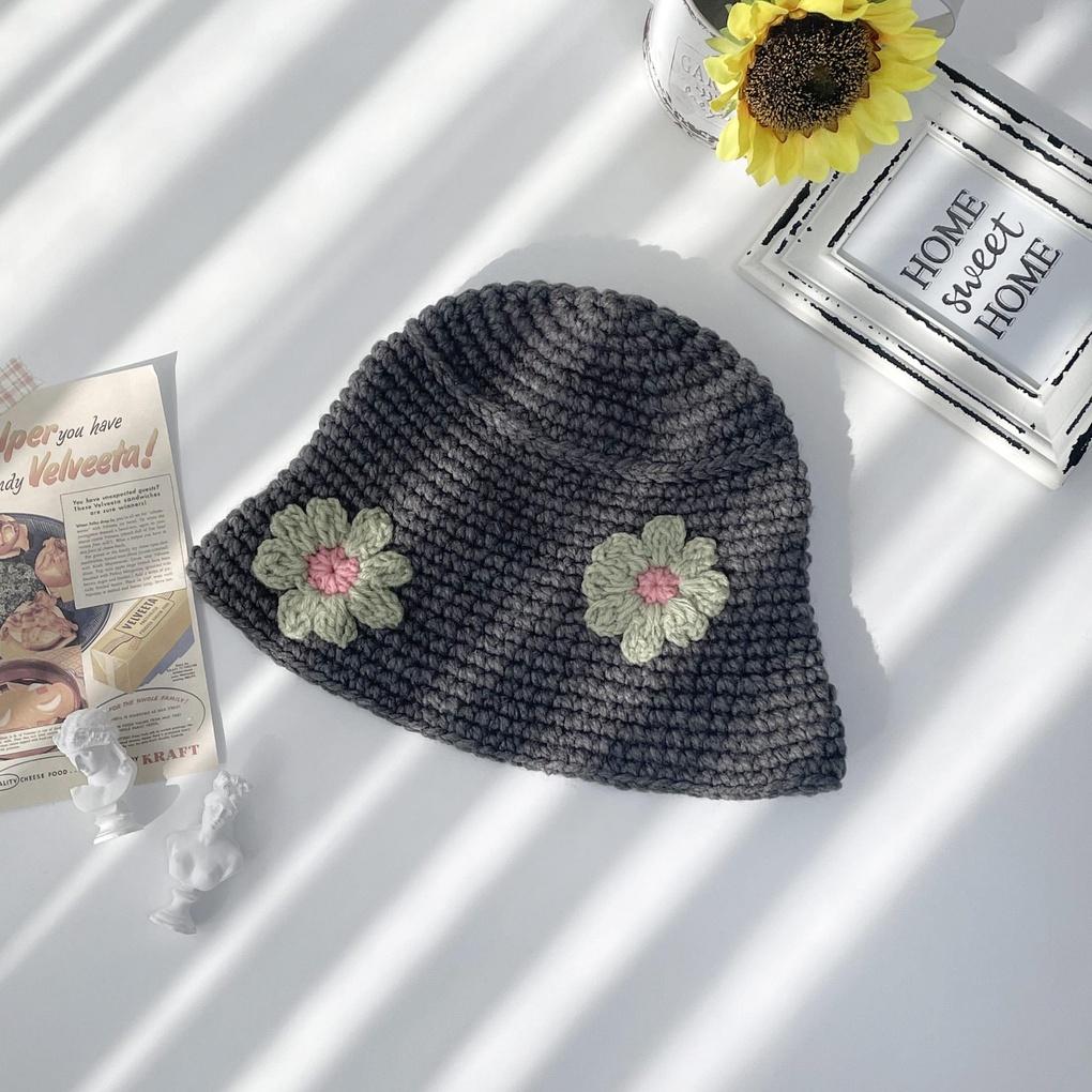 Women's and Men's Daily Flower Deco Bucket Hat