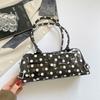 Modern City Pvc Shoulder Bag With Zipper Closure For Daily Use