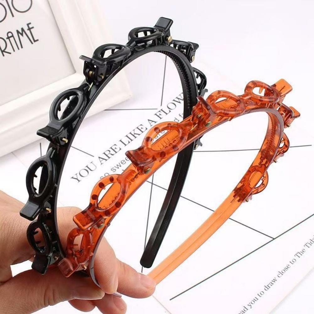 1 Pack Multi-layered Toothed Hair Clip, Practical Non-slip Style, Suitable for Washing Face Updo / High Ponytail Fixing / Daily