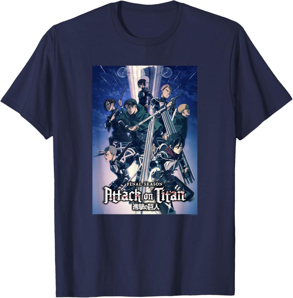 Attack on Titan Season 4 Colorful Key Art with Logo Anime TShirt