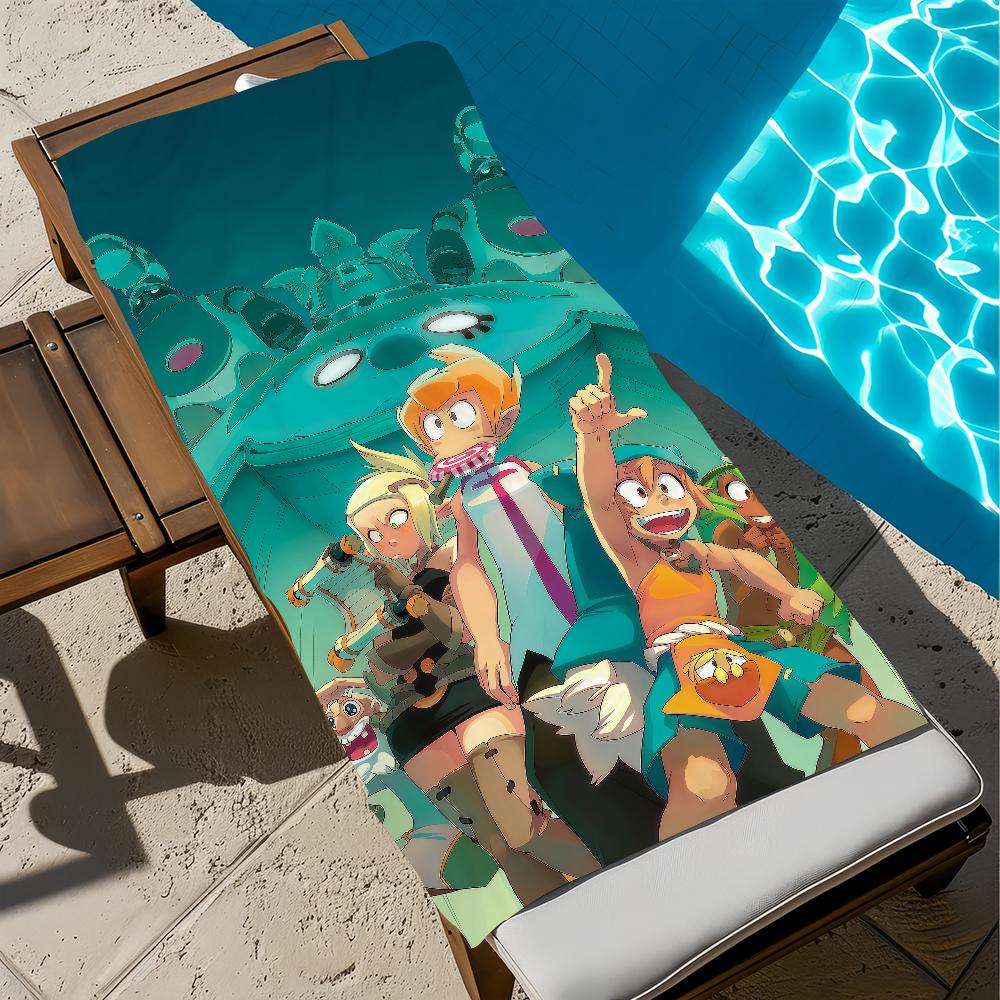 

game cute funny art W-wakfu vintage Towel soft Beach Towels Trip swim Pool bathing Towel Gym Spa home Decor Gift Holiday W40*H60(CM)