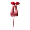 Christmas Leg Picks Glitter Stuffed Feet Christmas Tree Topper Inverted Santa Leg Hip Decoration Vase Filler Centerpiece Seasonal Party Home Decor