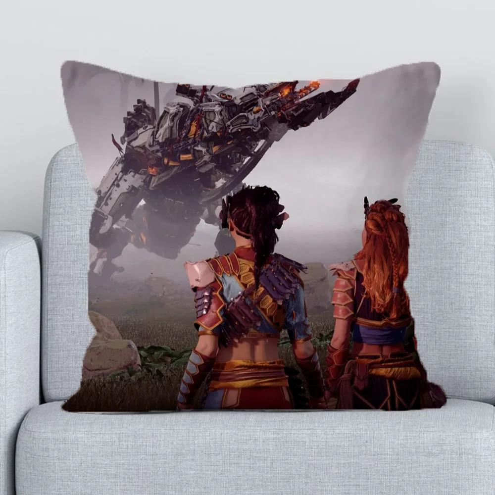 Horizon Short Plush Decorative Pillowcases for Pillows Cushion Cover x Lounge Chairs Pillow Cases for Bed Pillowcase Sofa