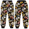 Custom and Number Football Fan and Men's Sweatpants for Outfit