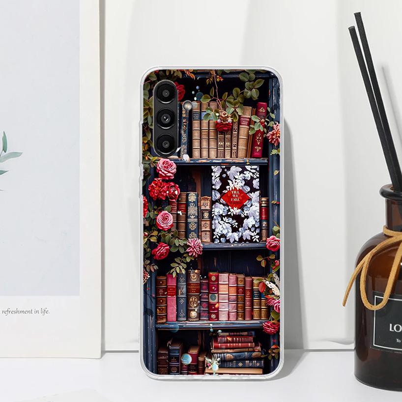 Read Books Illustration Reading Phone Case For Samsung Galaxy A17 A37 A57 A16 A26 A36 A56 A15 A25 A35 A55 A14 A24 A34 A54 A13 A2