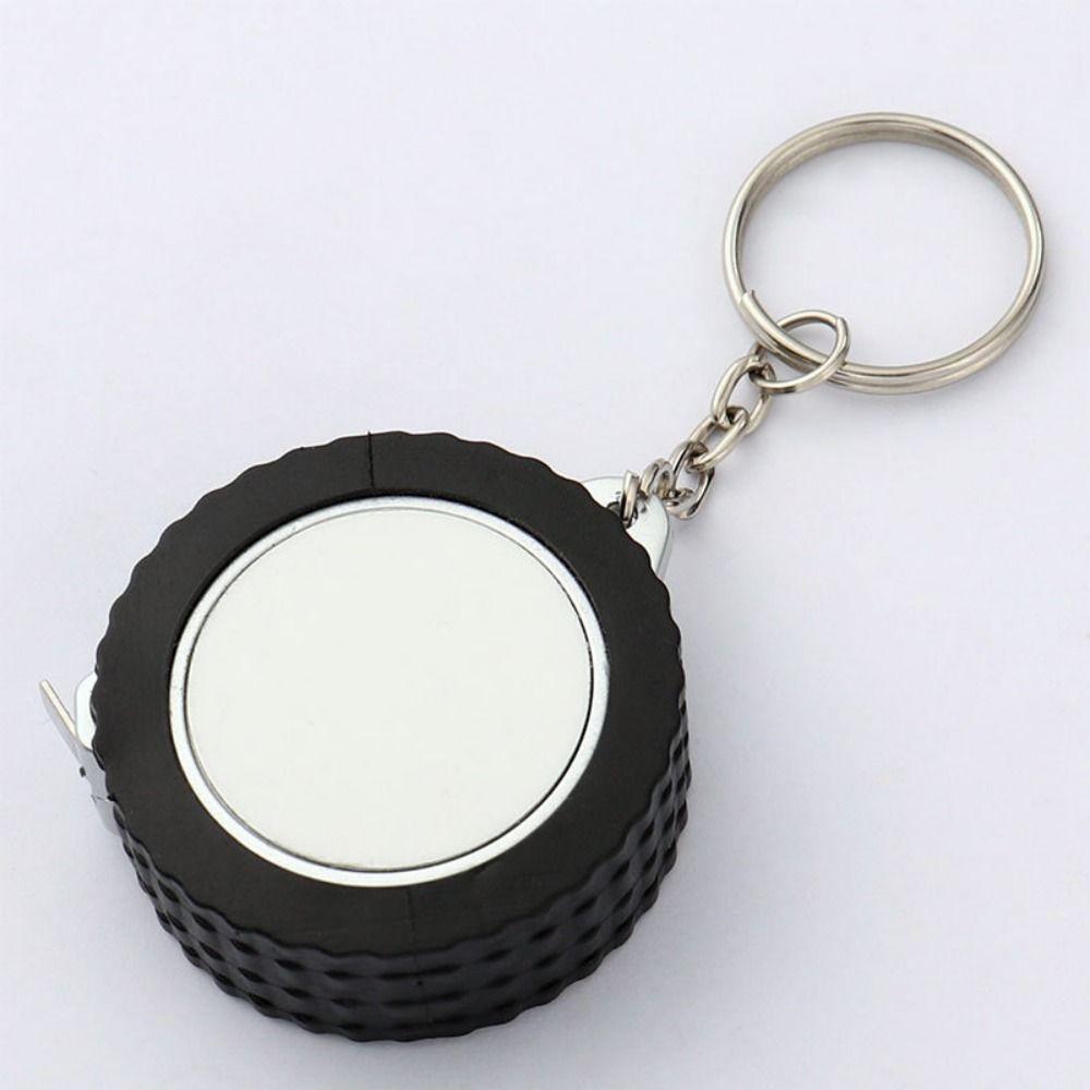 Centimeter/Feet Travel Camping Tape Ruler Measurement Tape Keychain Ruler 1M Tape Measure