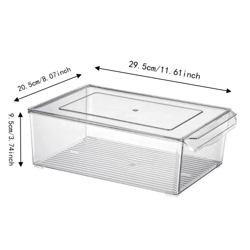 Transparent Dough Proofing Box Large Capacity Food Crisper Food Storage Box  Baking