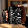 Mechaniker Werkzeugkasten Tasse Keramik Lustige Werkzeugkasten Kaffeetasse für Mechaniker Garagen-Enthusiasten Neuheitsgeschenk für Ehemann Papa