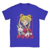 Unisex Sailors Moons T Shirt Cotton Clothing Novelty Short Sleeve Crewneck Tees Gift Idea Tshirt