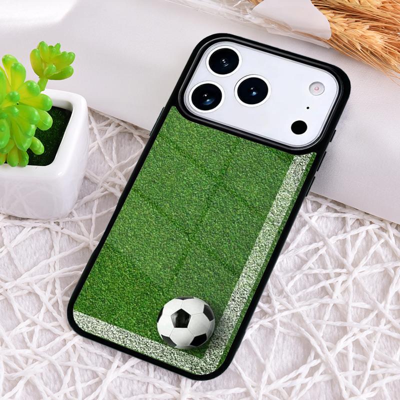 Football Soccer Phone Case for iPhone 17 Air 16 15 11 12 14 13 Pro Max Shockproof Cover