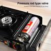 Automatic Ignition Gas Stove with Safety Lock Camping Butane Stove Portable Gas Stove for Emergency Tailgating Hiking Camping