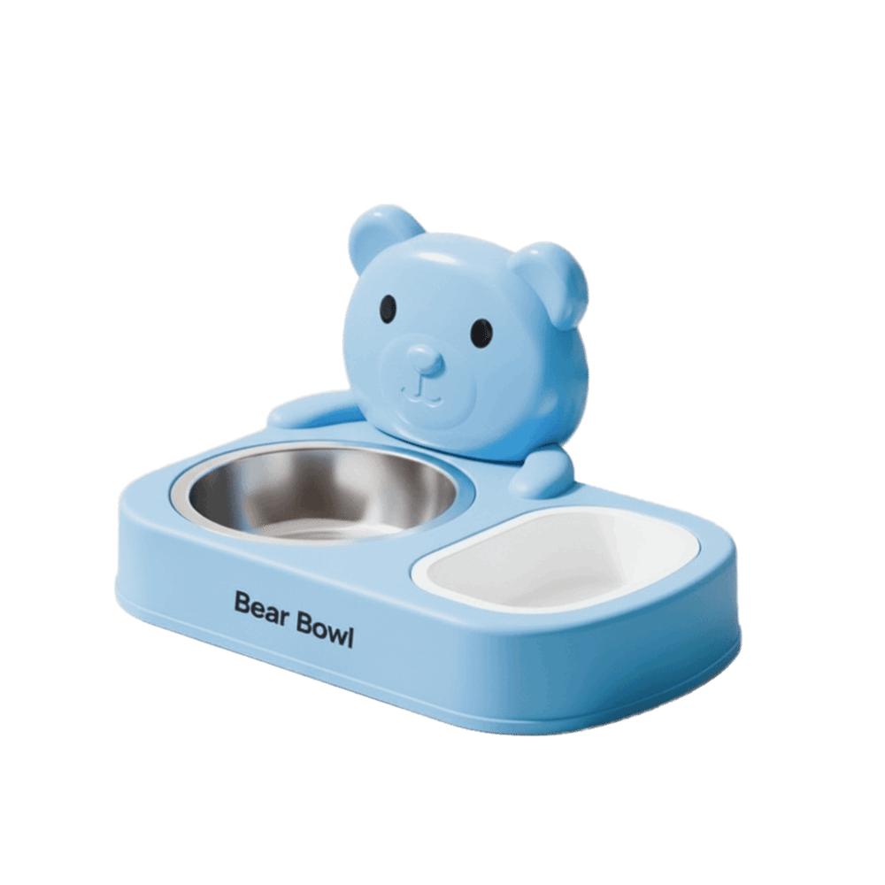Detachable Cat Food Water Bowl Non-Slip Base Cat Feeding Bowl Pet Water Container  for Cats Dogs