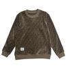 Men's Jacquard Design Round Neck Long Sleeve Warm Hooded Sweater