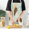 Women Men Animal Style Cooking Kitchen Aprons Koala Bear Hedgehog Fox Printed Home Sleeveless Aprons Cleaning Supplies