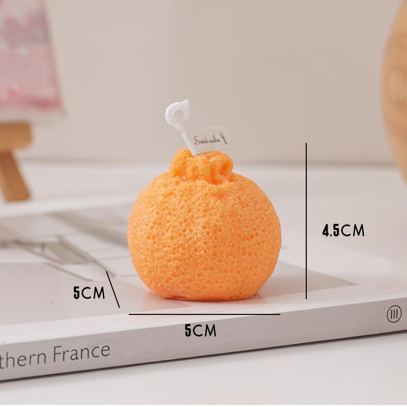 Creative Ugly Orange Scented Candle Fruit Shaped Candle Wedding Souvenir Photo Props Decoration