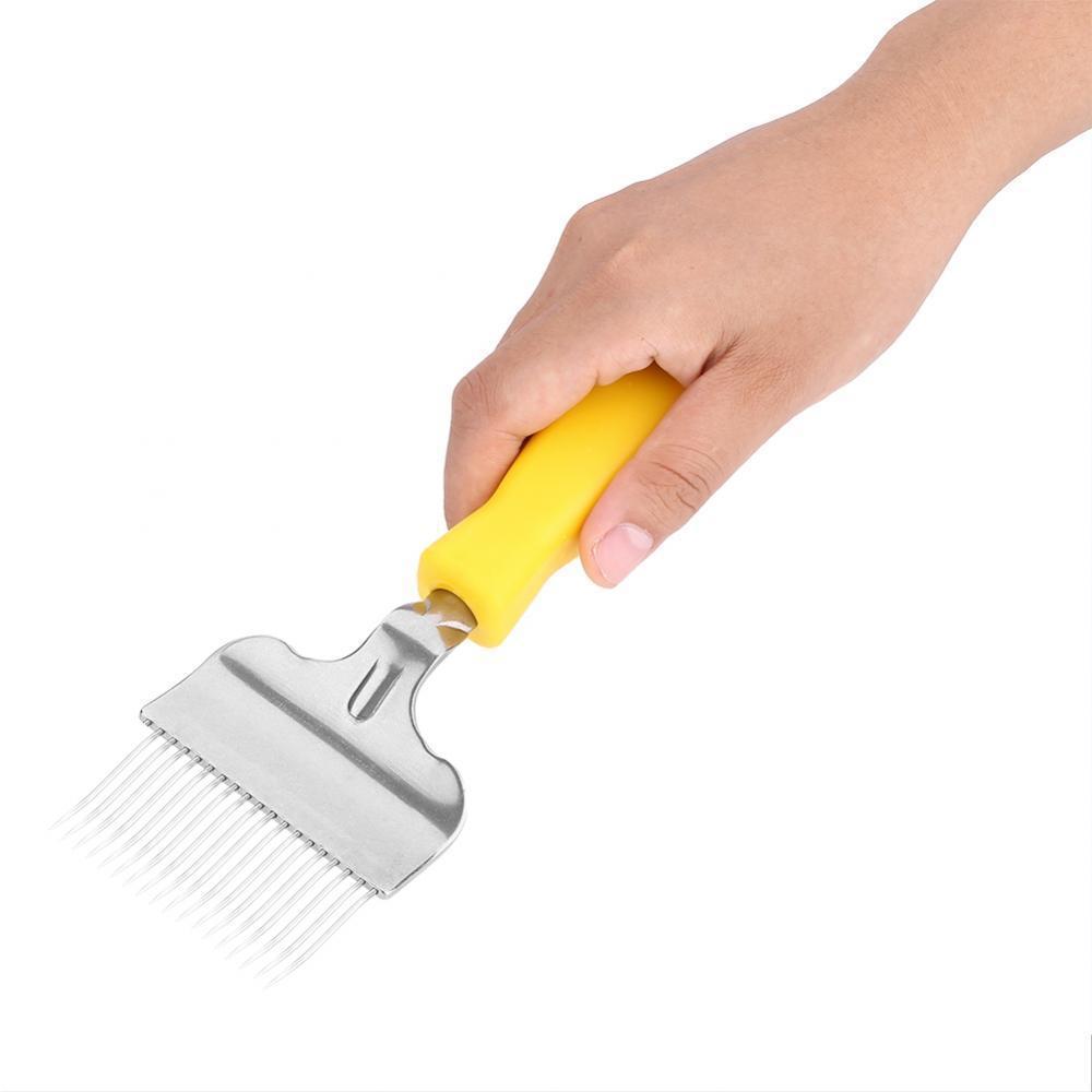1Pcs Bienenzucht Werkzeug Europäischen Stil Honig Schneiden Gabel Chaopi Schaber Edelstahl Hive Werkzeug Beehive Werkzeug