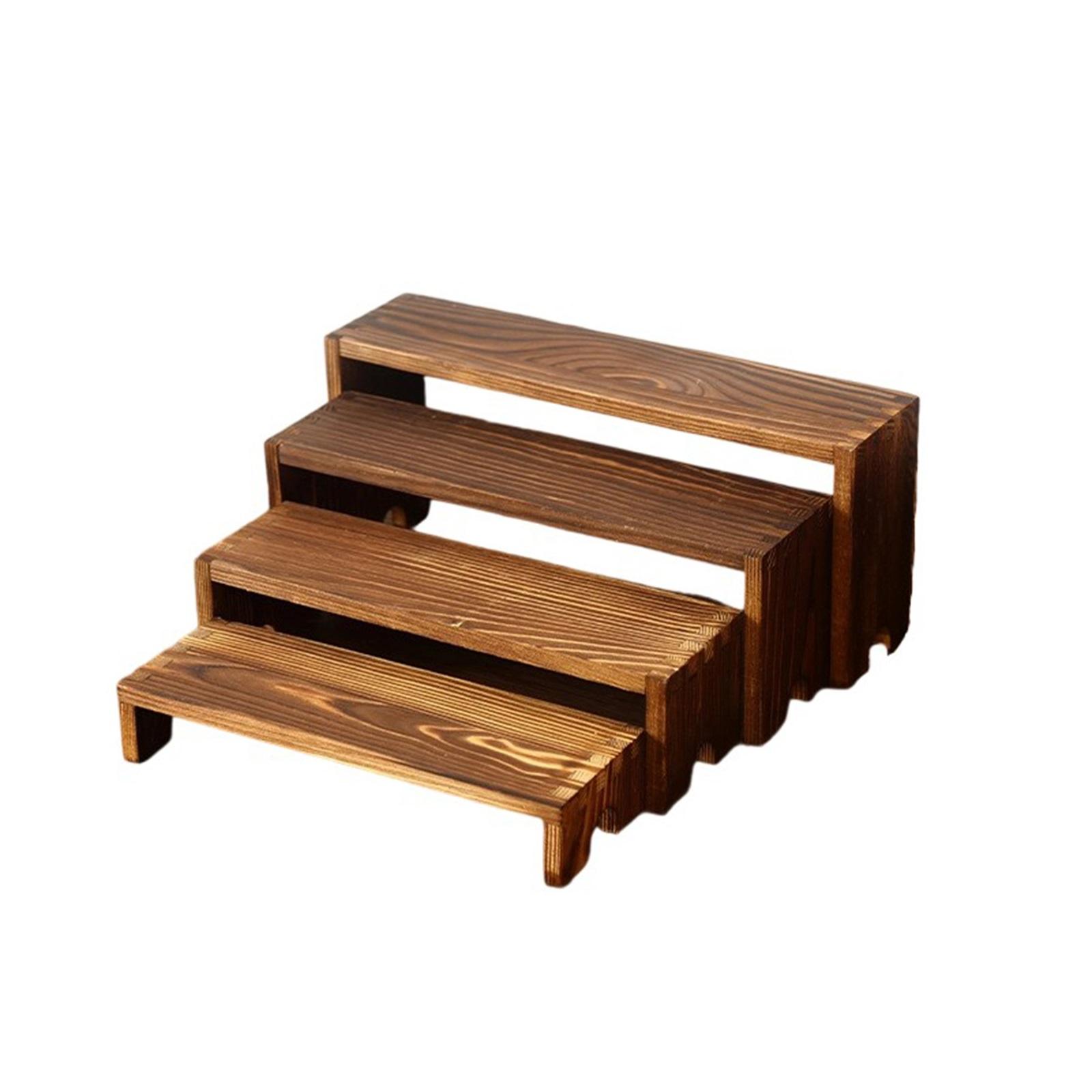 

Штабелируемая деревянная подставка для кексов, Деревянная подставка для десертов для украшения стола, Выставочные элементы для стенда, Подставка-подъемник для демонстрации праздничной еды One Size