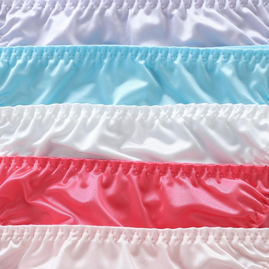 Women's Seamless Ice Silk Low-Rise Bow Underwear - Comfortable & Breathable