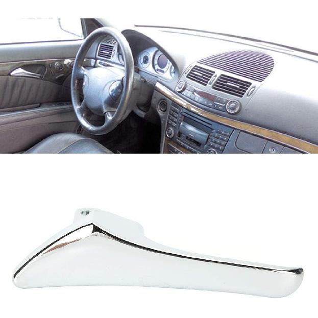 Aramox 2117660224 2117660124 Door Handle for -Benz W211 E-Class E320 E500 E63 AMG Chrome Car Interior Accessories (Left 2117660124)