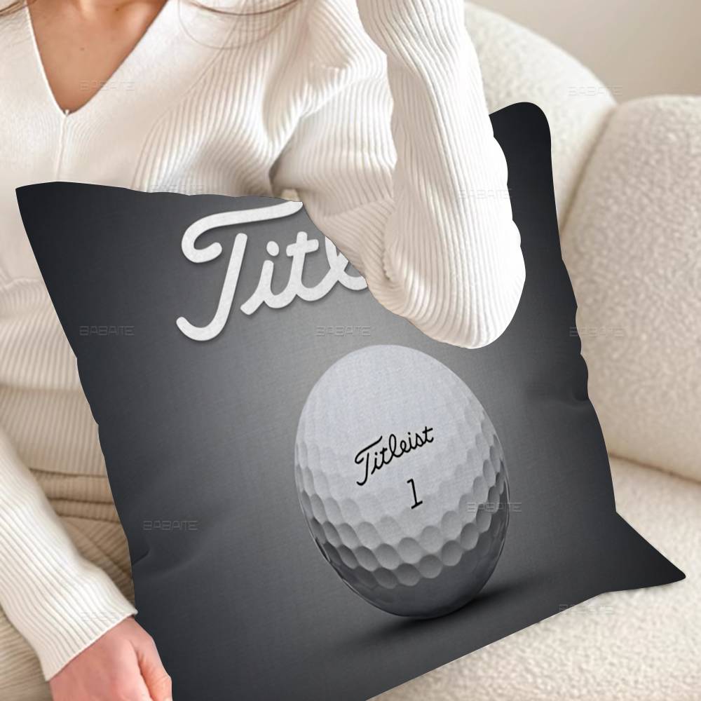 TTtitleistS Pillow Covers Cartoon Sofa Decorative Home Doublesided Printing Short Plush Cute Cushion Cover