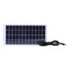 10W Solar Battery Charger Waterproof 12V Solar Cell Powerbank DC Port Polysilicon Solar Charger for 3.6V Battery / Camera / Lamp