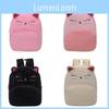 Kids Cartoon Plush Cat Backpack With Breathable Straps For Kindergarten School