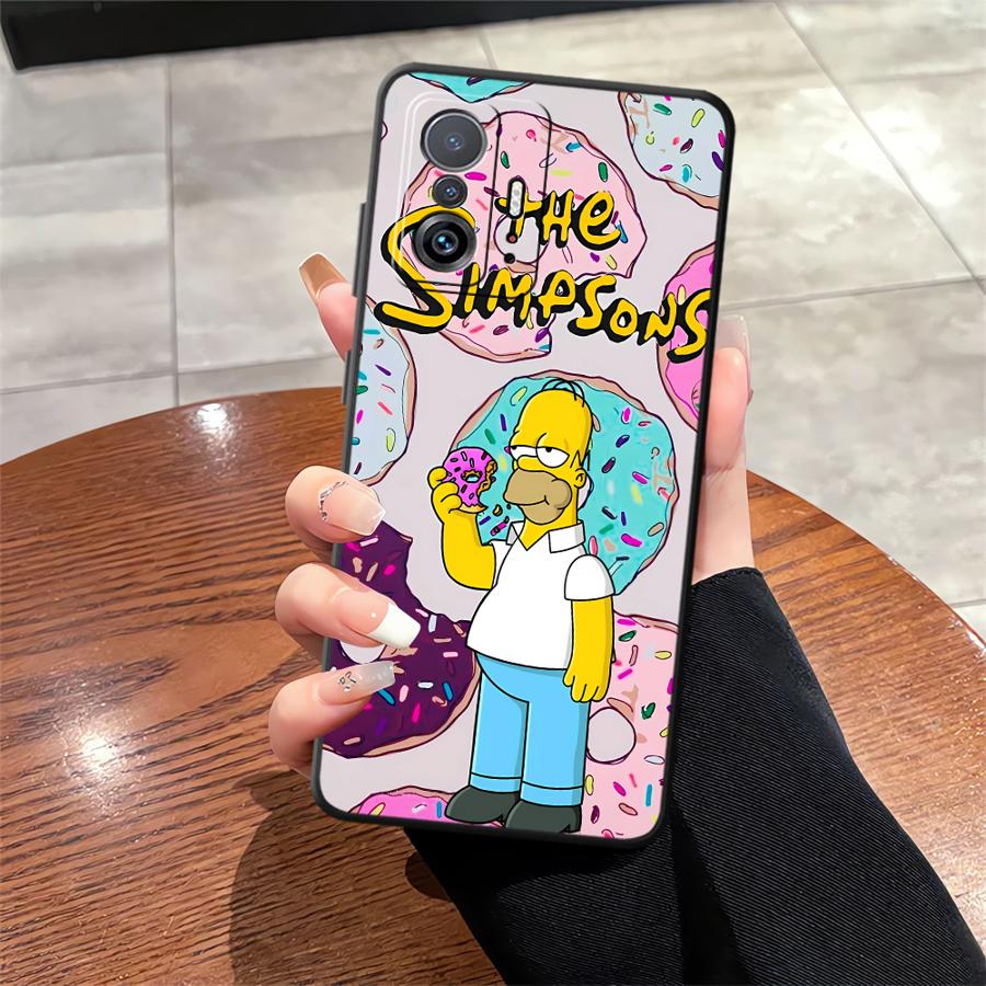 

S-simpsons Donut Case for Xiaomi Mi 11T 14 Pro 10 11 13 Lite 9T CC9Pro 10T 13 9 Phone Cover Xiaomi 13