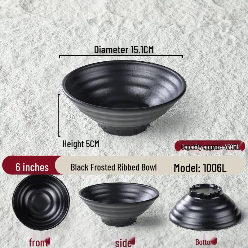 Japanese Style Melamine Ramen Soup Bowl