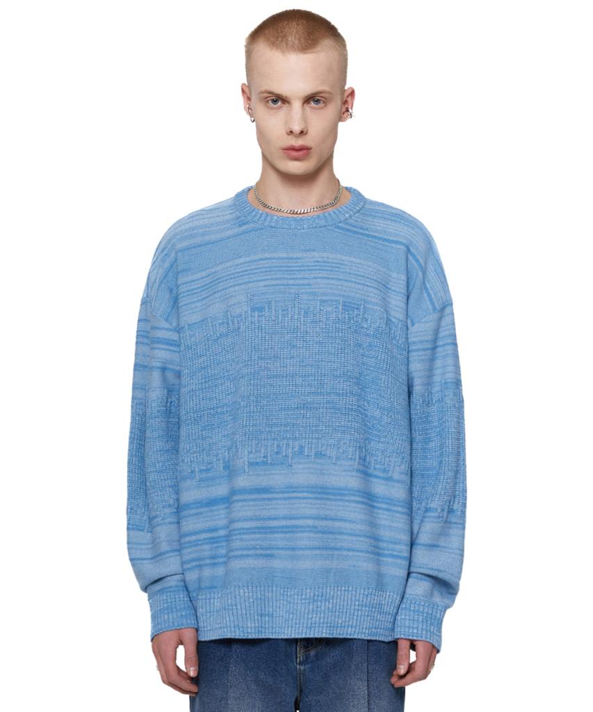 VIVASTUDIO Distortion Round Knit [Blue]