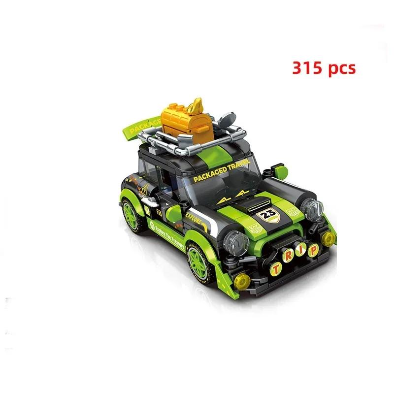 City Technical Car Speed Sports Car Building Blocks Racing Road Moc Brick Vehicle Educational Construction Toys