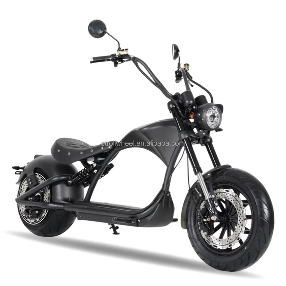 Germany Warehouse Mangosteen M1P Citycoco 45km/h COC Electric Streetbike 2-Wheel Electric Scooter 320mm Disc Brake