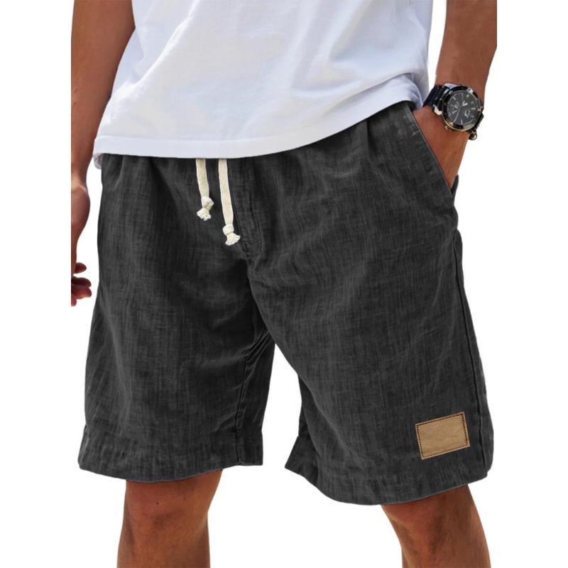 New Arrival Men's Retro Breathable Linen Loose Holiday Shorts Fashion Casual Shorts