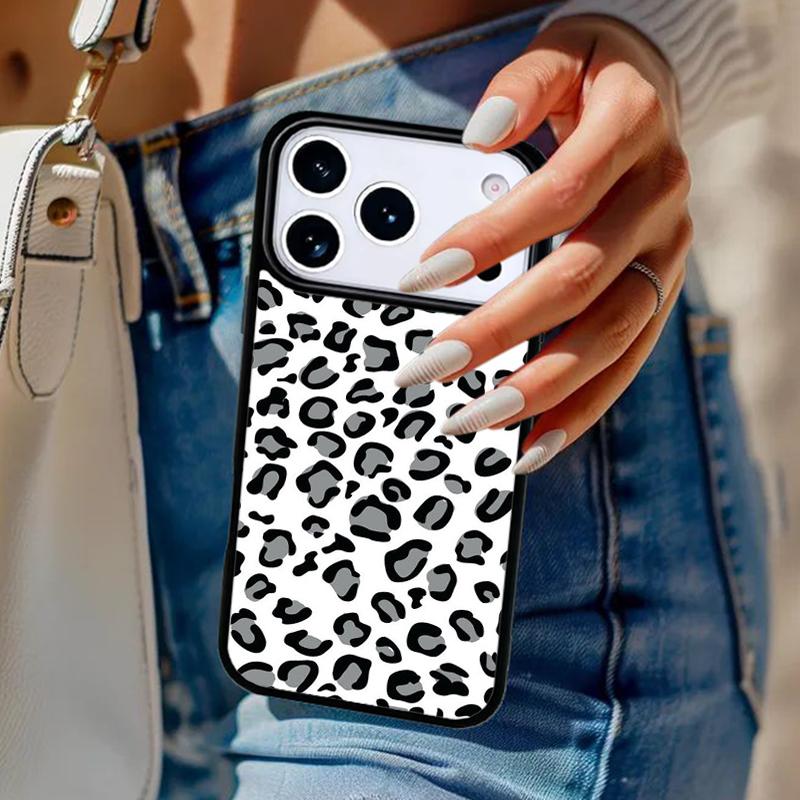 Leopard Cheetah print Phone Case For iPhone 17 Air 14 15 13 12 Max Cover For Apple 16e 11 Pro Max Plus Coque