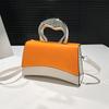 French Niche Trend Small Square Bag Solid Color Women's Bag 2025 New Simple Casual Beautiful Fashion Messenger Shoulder Bag