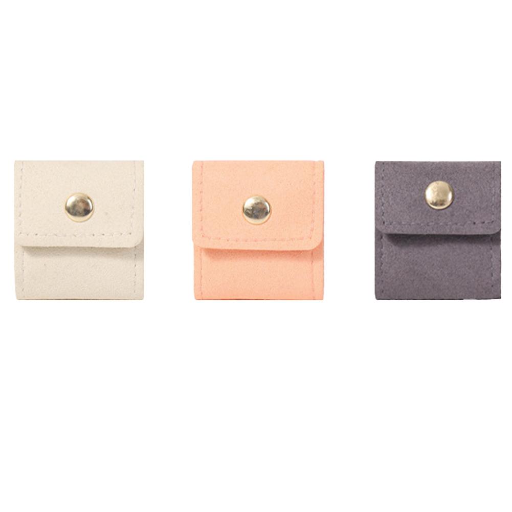 Mini Travel Jewelry Bag, Compact Portable Organizer Case With Buttons, Separate Compartments For Earrings, Rings, Necklaces