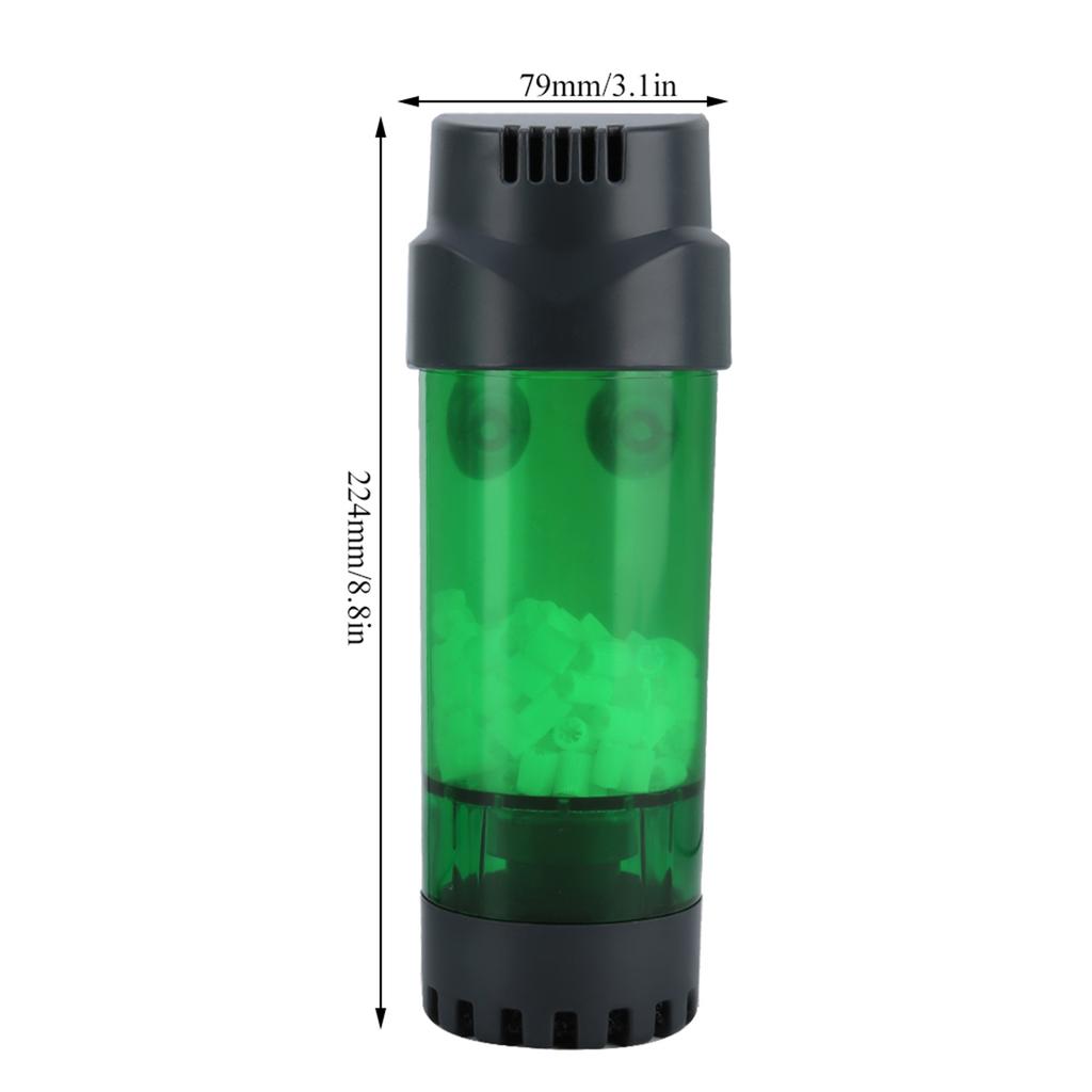 Fish Tank Double Biochemical Filter Aquarium Physical Sponge Filters with Suction Cup(LH600)