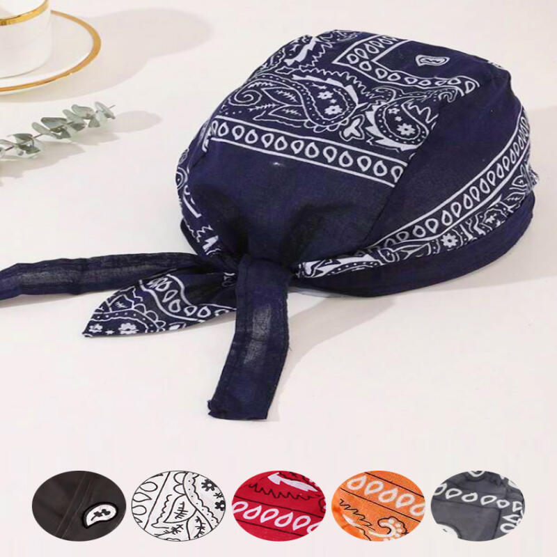 Turban Carlos Unisex Bandana Hip Hop Cappello Paisley