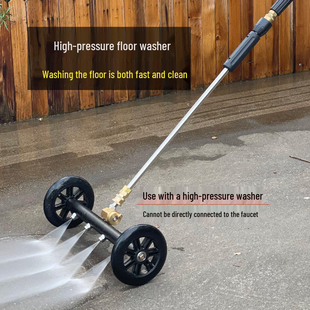 High-Pressure Sanitation Vehicle: Road & Floor Washer with Adjustable Nozzle for Municipal Use.