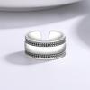 925 Sterling Silver Smooth Surface Simple Rings For Women Wedding Luxury Jewelry Accessories Wholesale Envío Gratis Jewellery