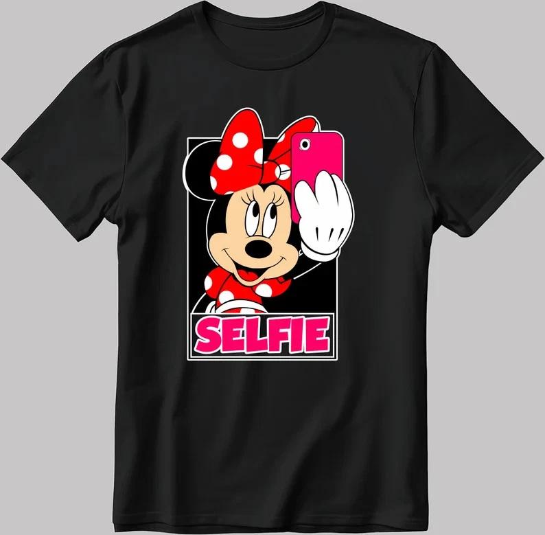 Minnie Mickey Sport Black T Shirt With Unisex Style Best Gift S